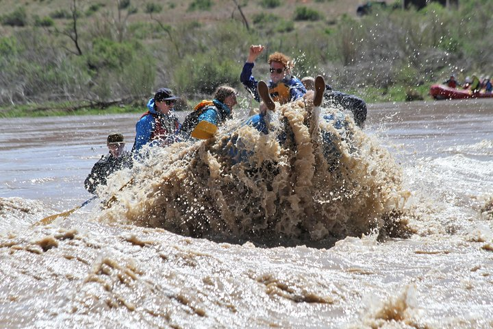 Riding the Bull through Rocky Rapid with Paddle Moab